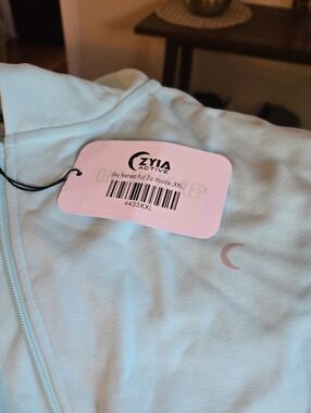 ZYIA Active Light Aqua Pullover Hoodie